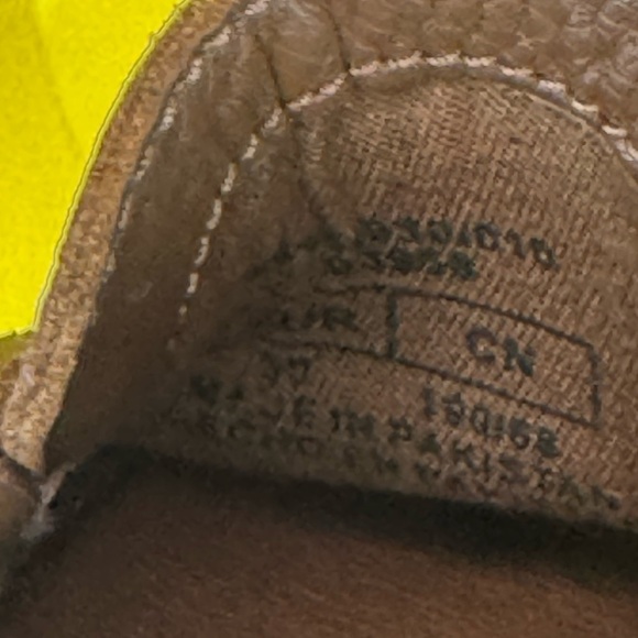 Zara Brown Leather Loafers Slip-On Classic - Picture 9 of 10